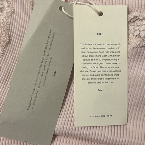 💠NWT Rosemunde Silk Lace Tank Top (XS) - Picture 8 of 8